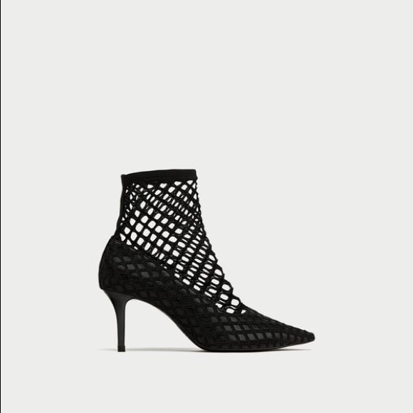 fishnet shoes zara